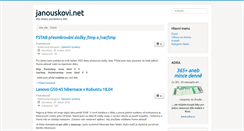 Desktop Screenshot of janouskovi.net