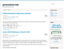 Tablet Screenshot of janouskovi.net